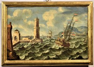 Par de marinhas em tempestade VENDIDO